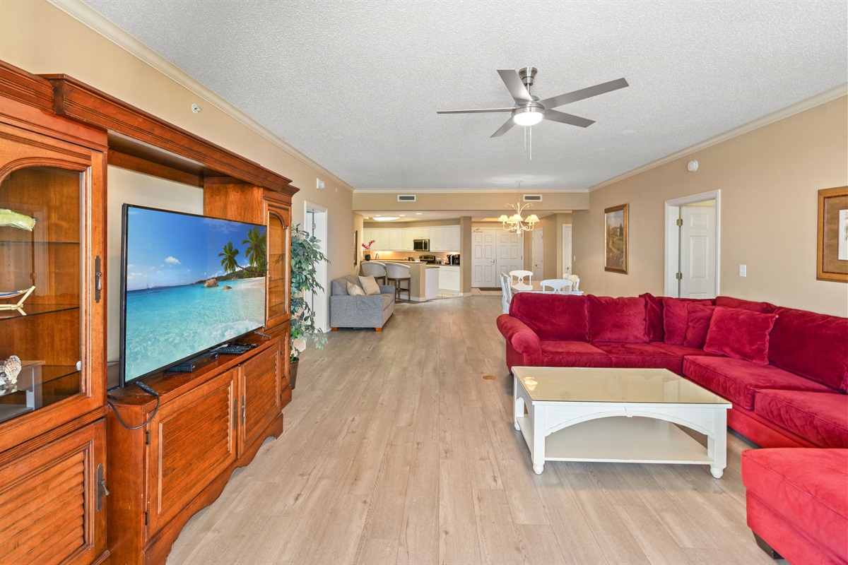 Living Room with sofa bed