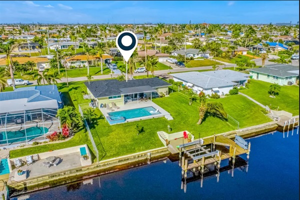 Quiet canal neighborhood