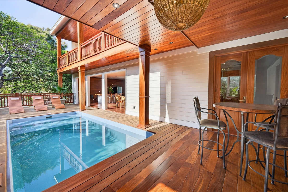 Pool Deck | Rosewood Retreat | 2605 Palm Blvd, Isle of Palms, SC | IOP Escapes