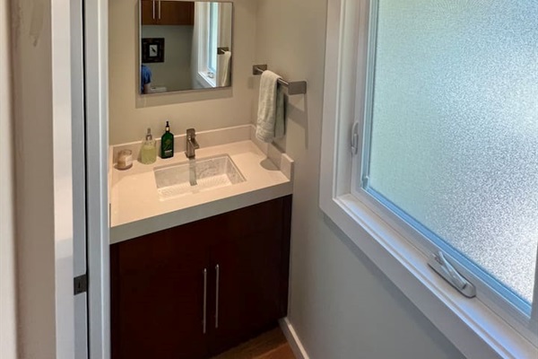 Half bathroom.