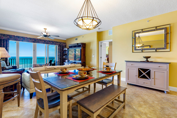 Ocean Views from Dining Room & Kitchen