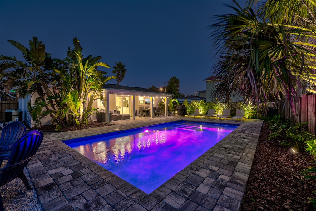 Take a dip after a day in the sun