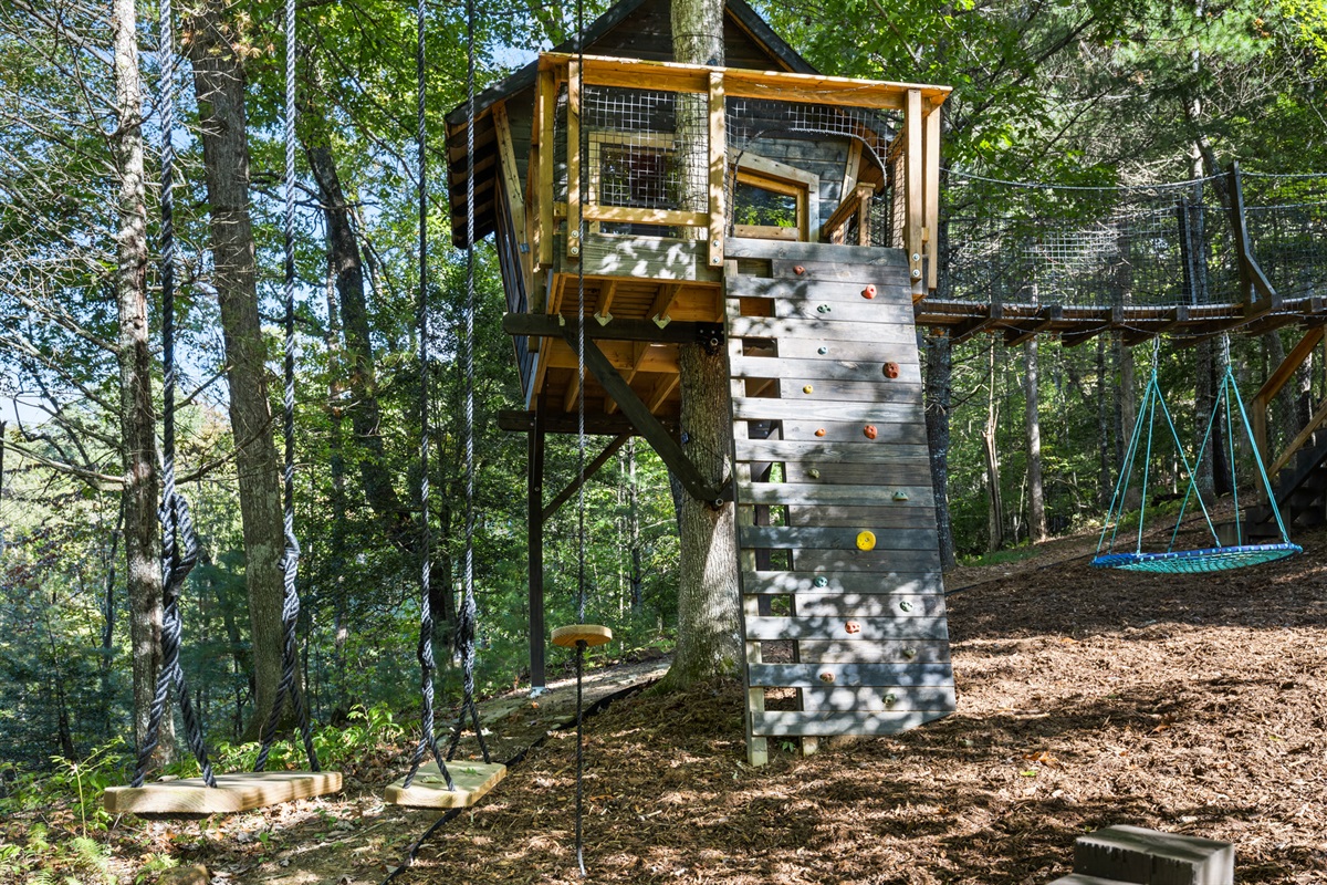 Step closer and see where memories are made... the treehouse, full of joy and discovery.