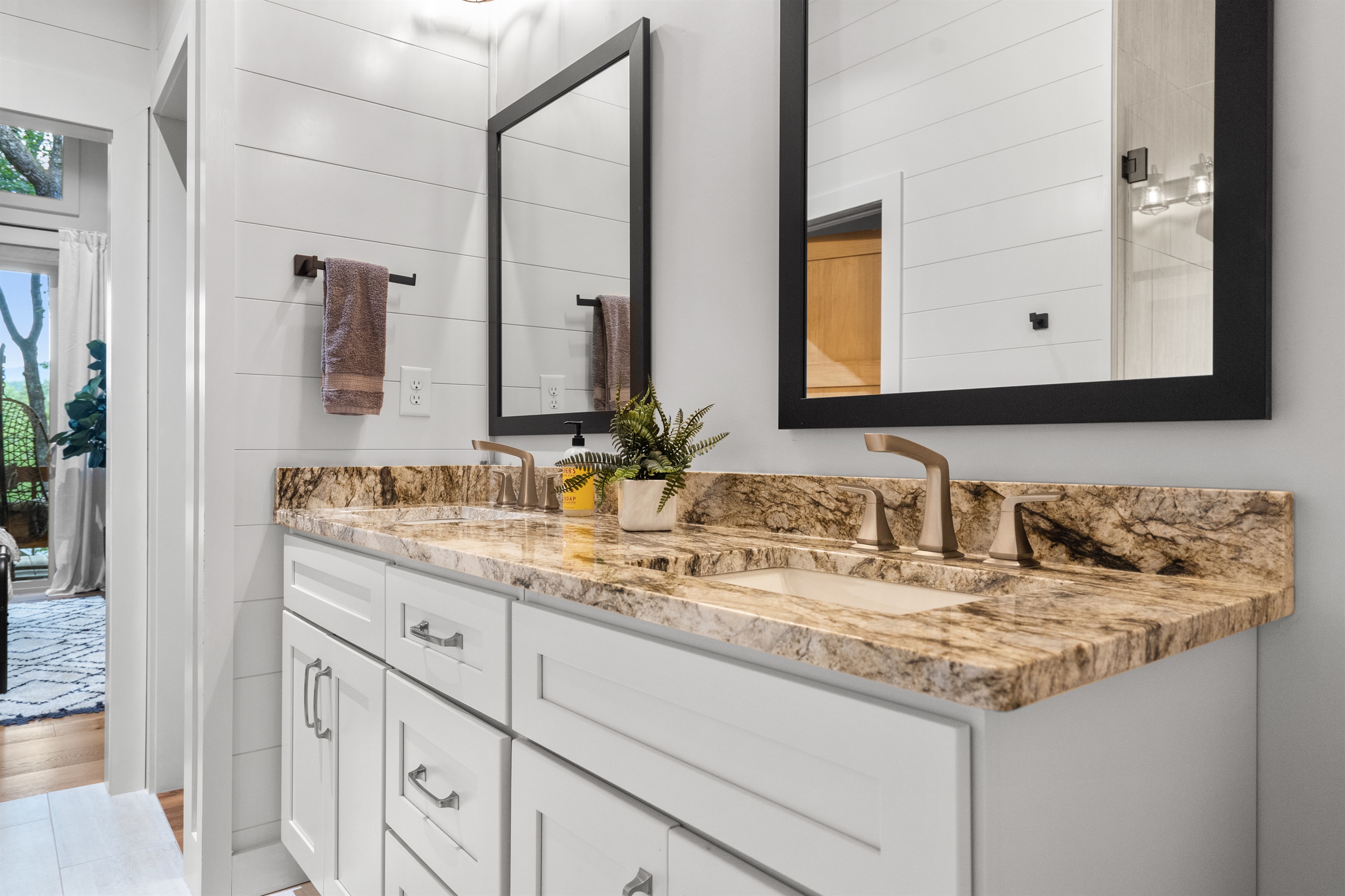 Ensuite #1 with dual vanities