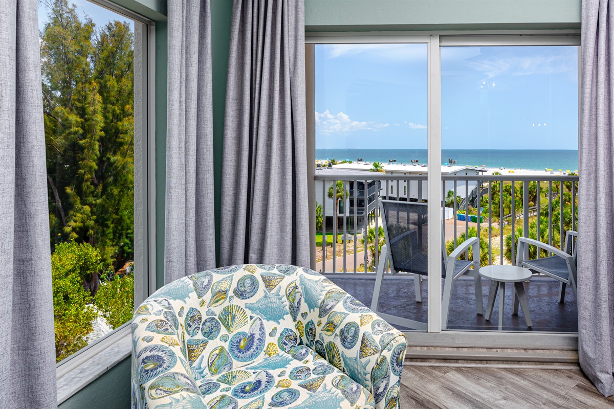 Views of the water right from the living room