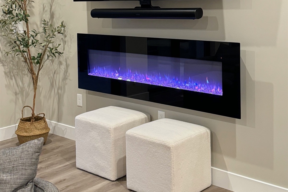 Fireplace in Living Room and Master