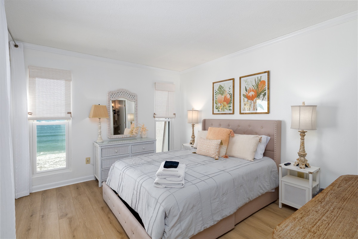 Master bedroom with Queen-size bed