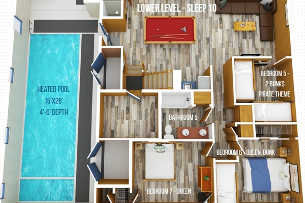 Lower Level Floorplan