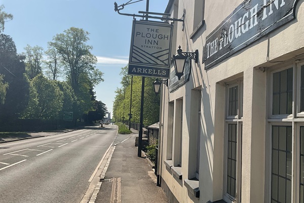 The Plough is a gastropub on the edge of the Bathurst Estate preceding the footpath into Cirencester.