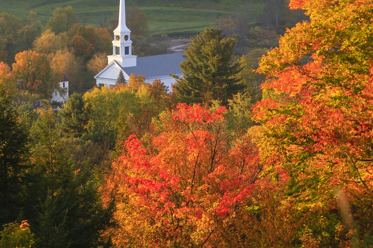 The historic village of Stowe just a few miles away