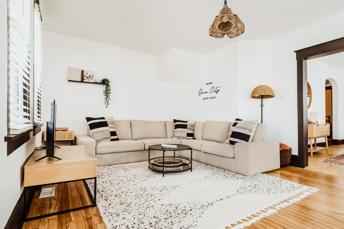 Living Room Layout with Sectional Sofa