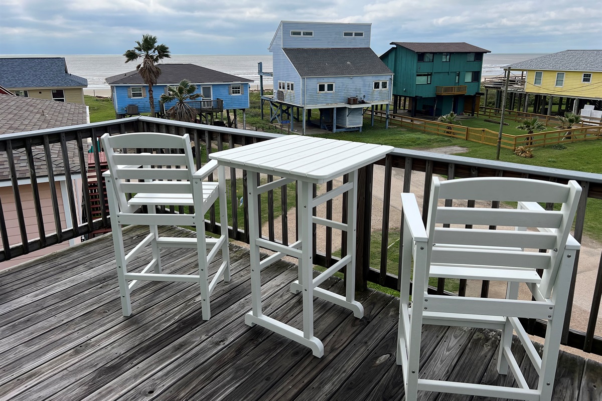 Top floor deck