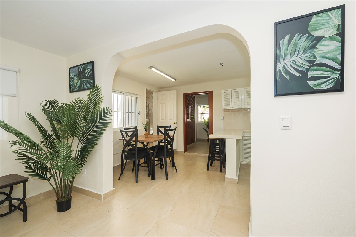Entrance to Dining Room from Living Room