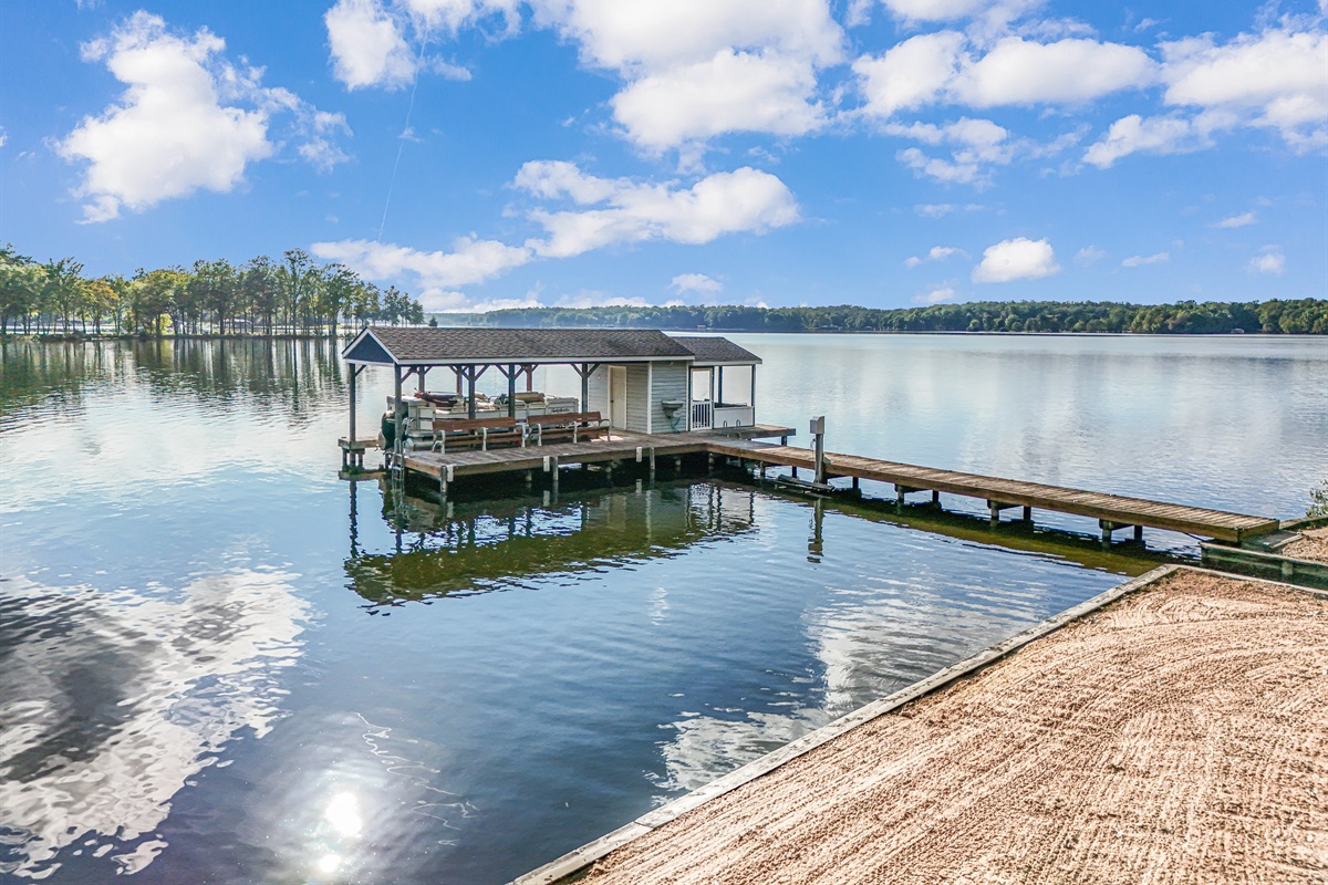 Our Boat house at Lake Anna