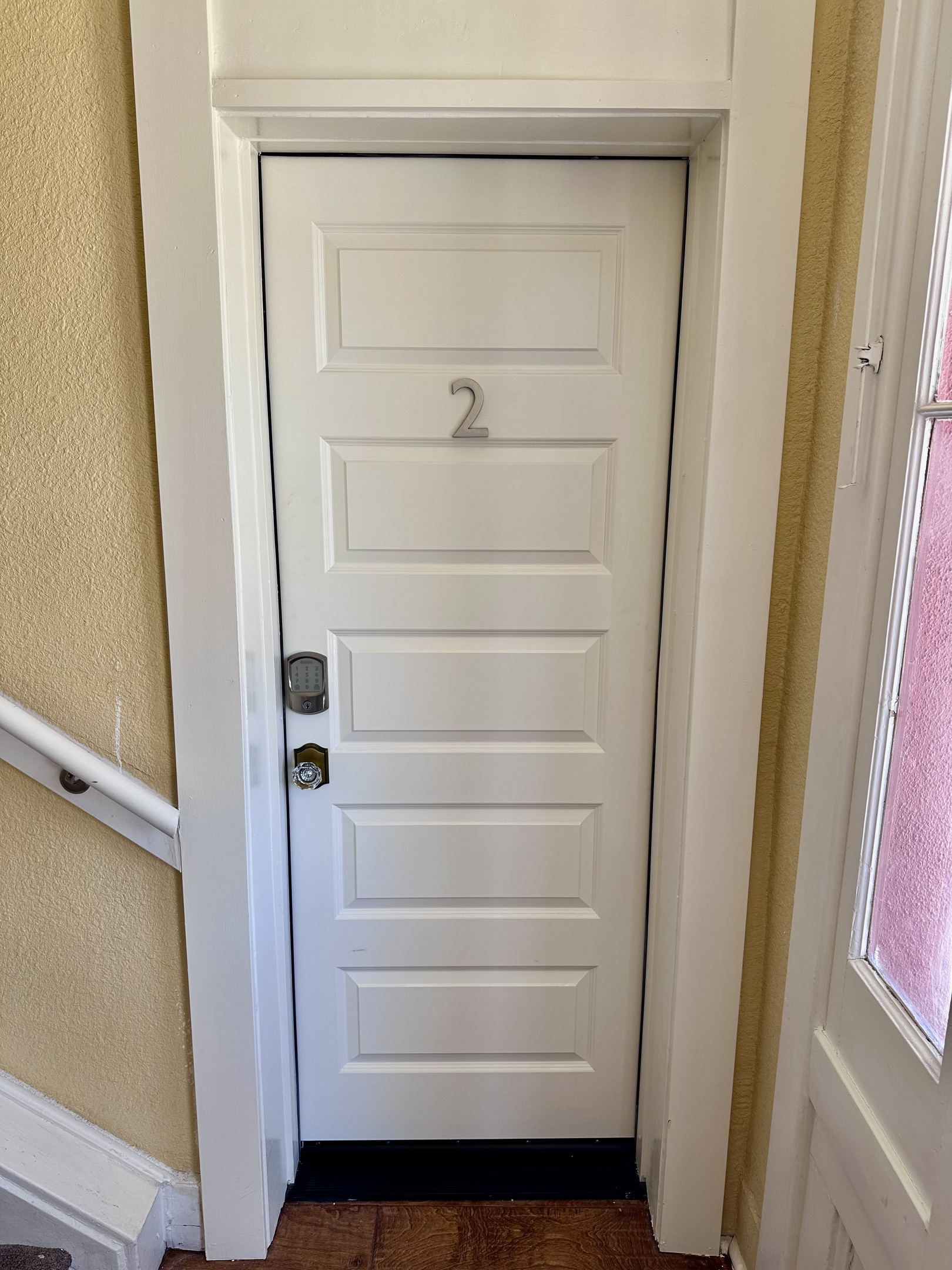 Your private Prescott retreat features a separate entrance, ensuring you can come and go with ease and privacy. The heavy solid core doors minimize noise.