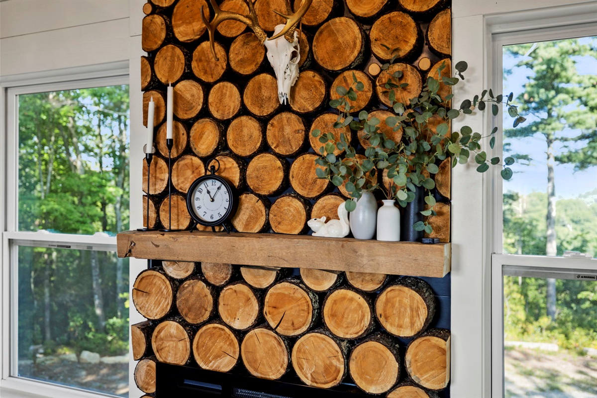 wood mantle