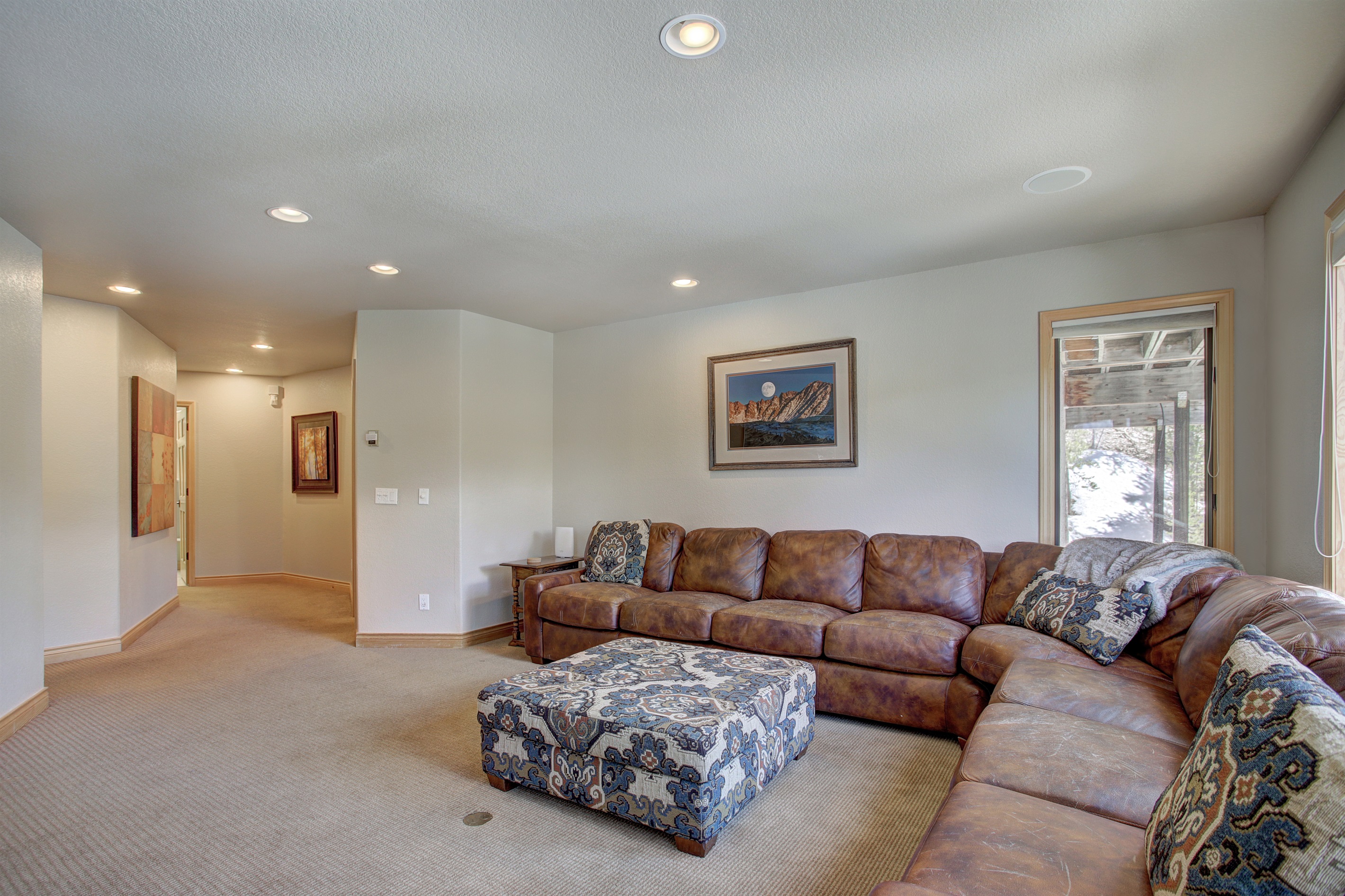 Basement Seating Area