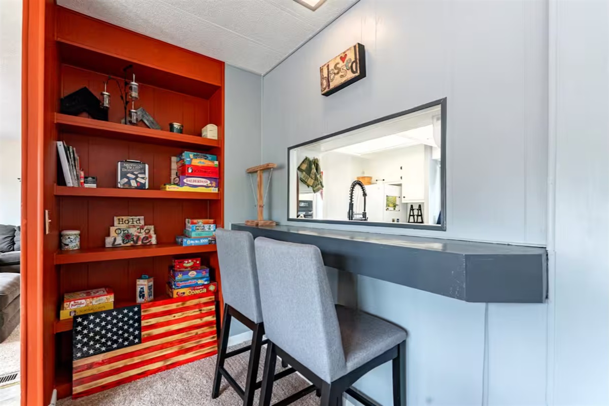 Choose from a variety of games to play with family and friends.