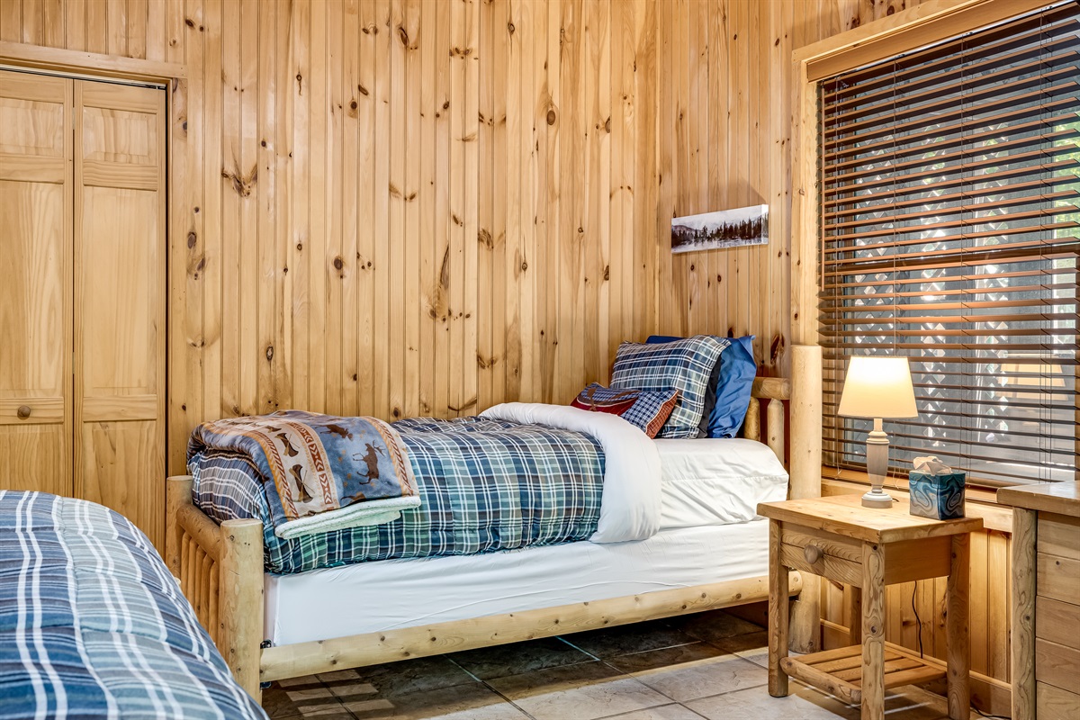 Cozy lower level bedroom