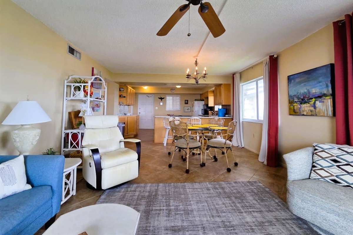• Quiet beach location away from crowds while remaining close to dining and shopping
• Easy 15-minute drive to historic downtown St. Augustine attractions and restaurants
• Ideal for family vacations, beach getaways and extended coastal stays