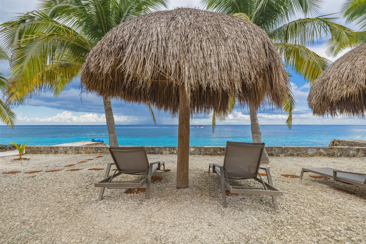 Private Beach Palapa