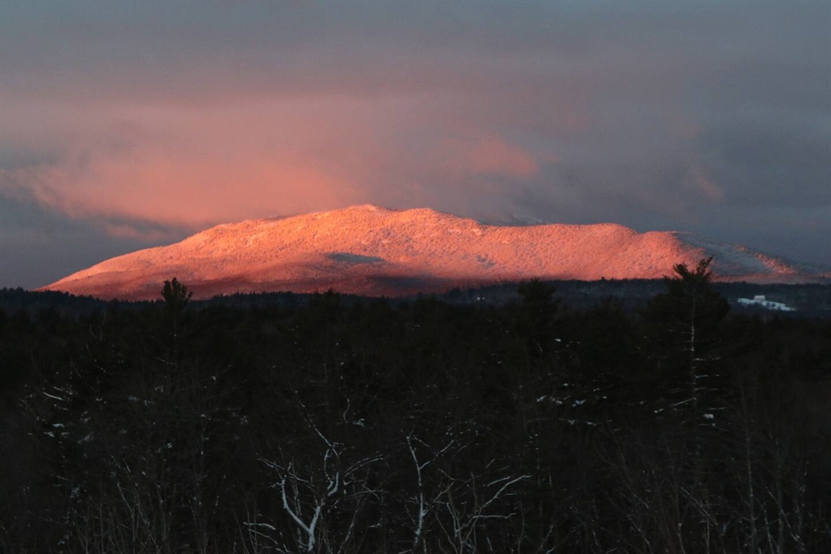 Winter sunrise on Mt. Monadnock