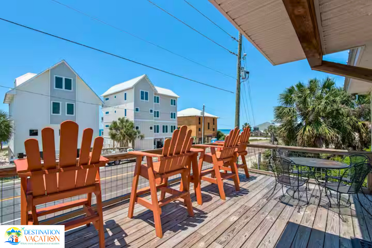 Outdoor seating invites long afternoons beneath the coastal sun.