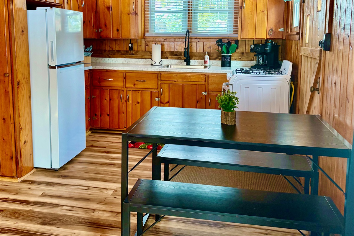 New, updated fully functional kitchen!