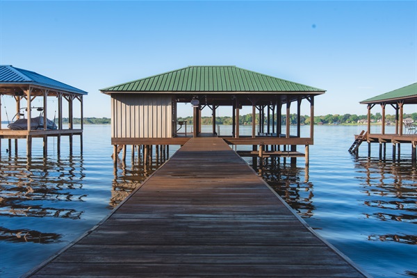 Fish or swim right off our private dock