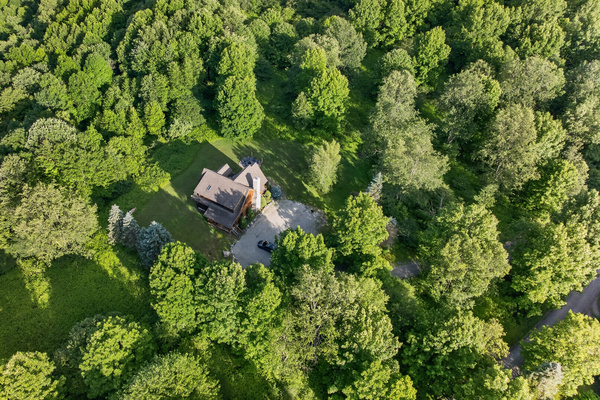 Surrounded by woods - the perfect getaway.