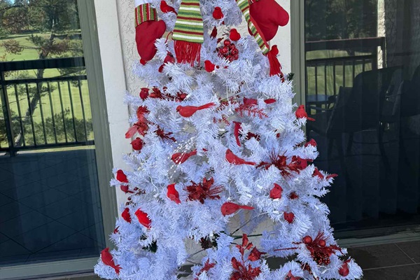 Our Frosty the Snowman tree is a favorite of both young and old.