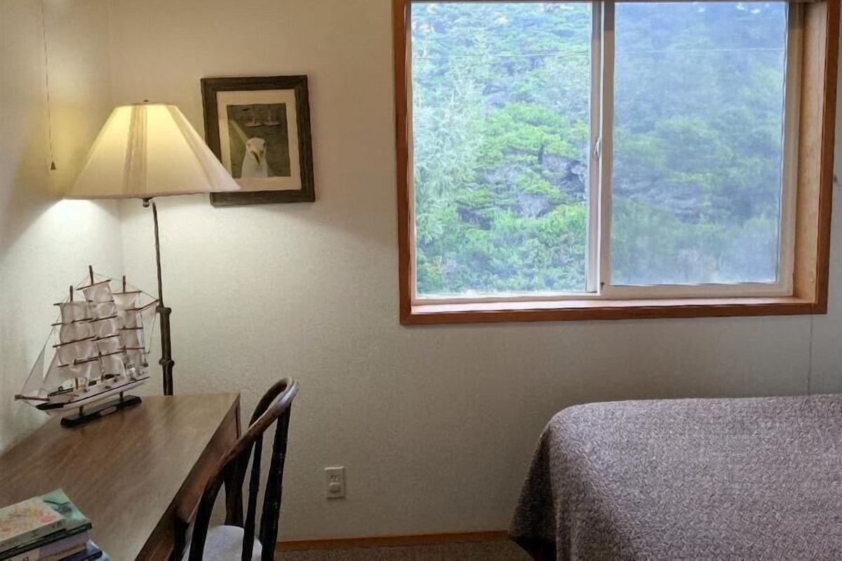 desk with ethernet & wi-fi