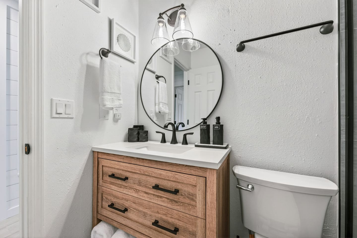 complimentary bathroom essentials for a comfortable stay