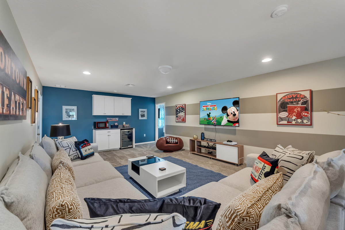 2nd floor loft / movie room