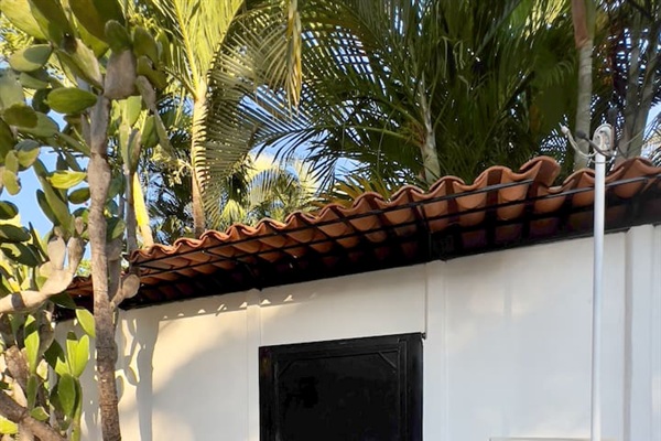 Casa Capri entrance gate.  