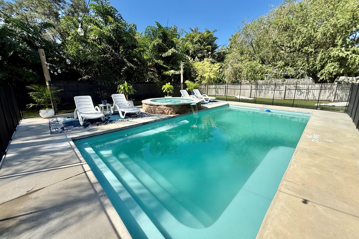 No crowds, no noise — just you, your group, and the pool.