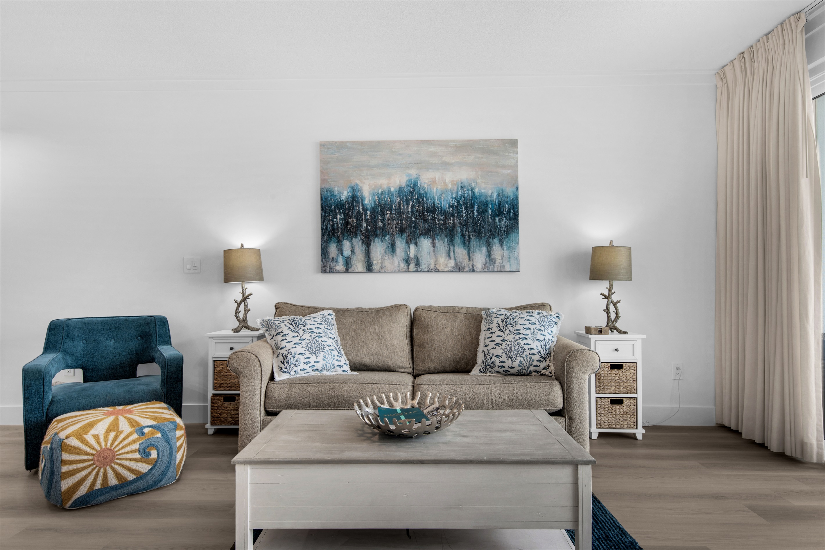 Comfortable living room seating