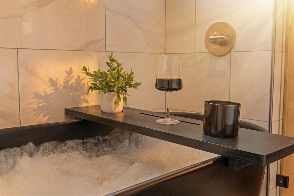 Bathe in beauty with every bubble.