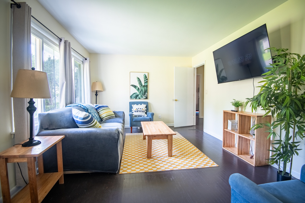Gather everyone for movie night, board games, or tomorrow's poolside plans. With plenty of comfortable seating, this space was made for spending time together.