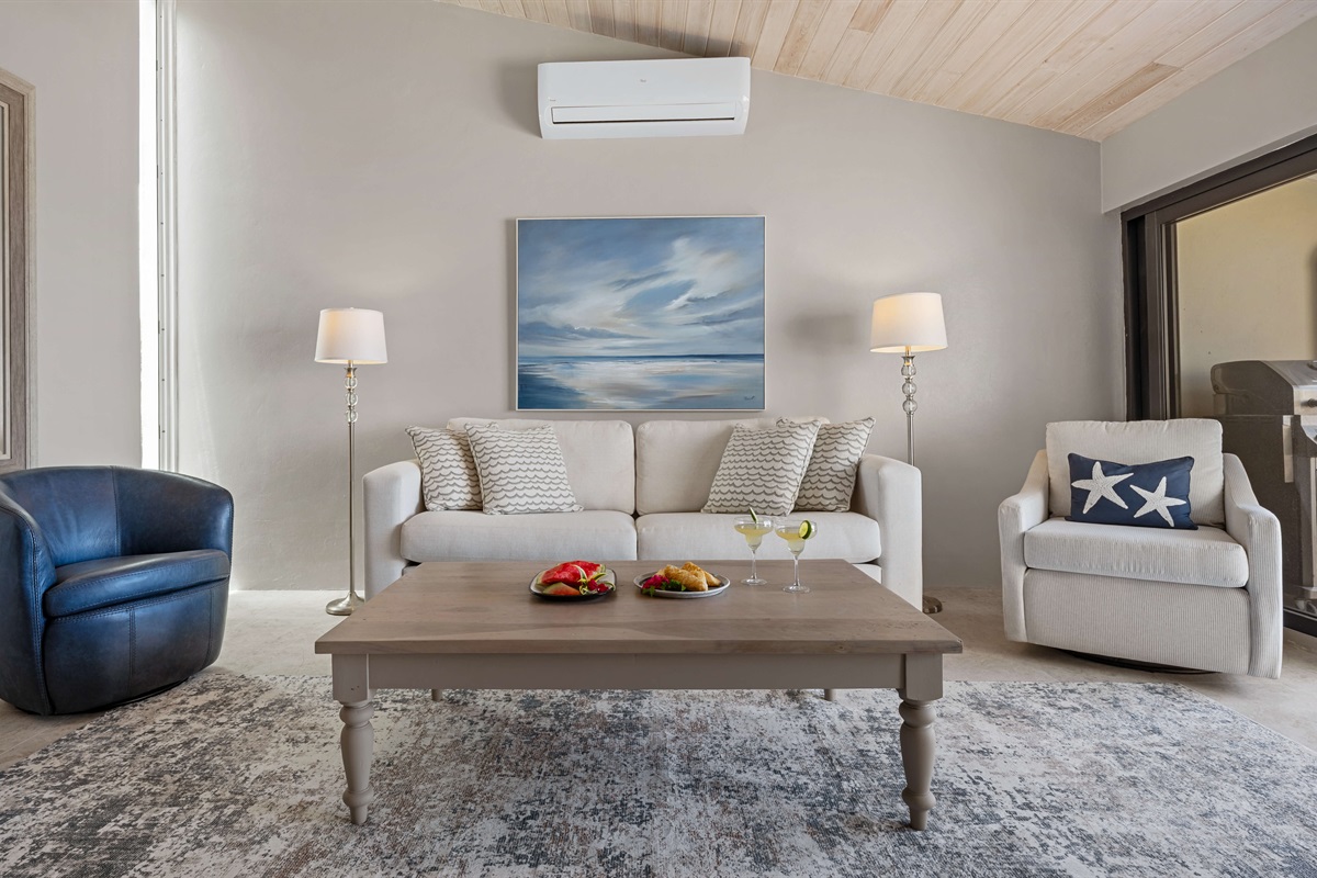Comfortable living room seating