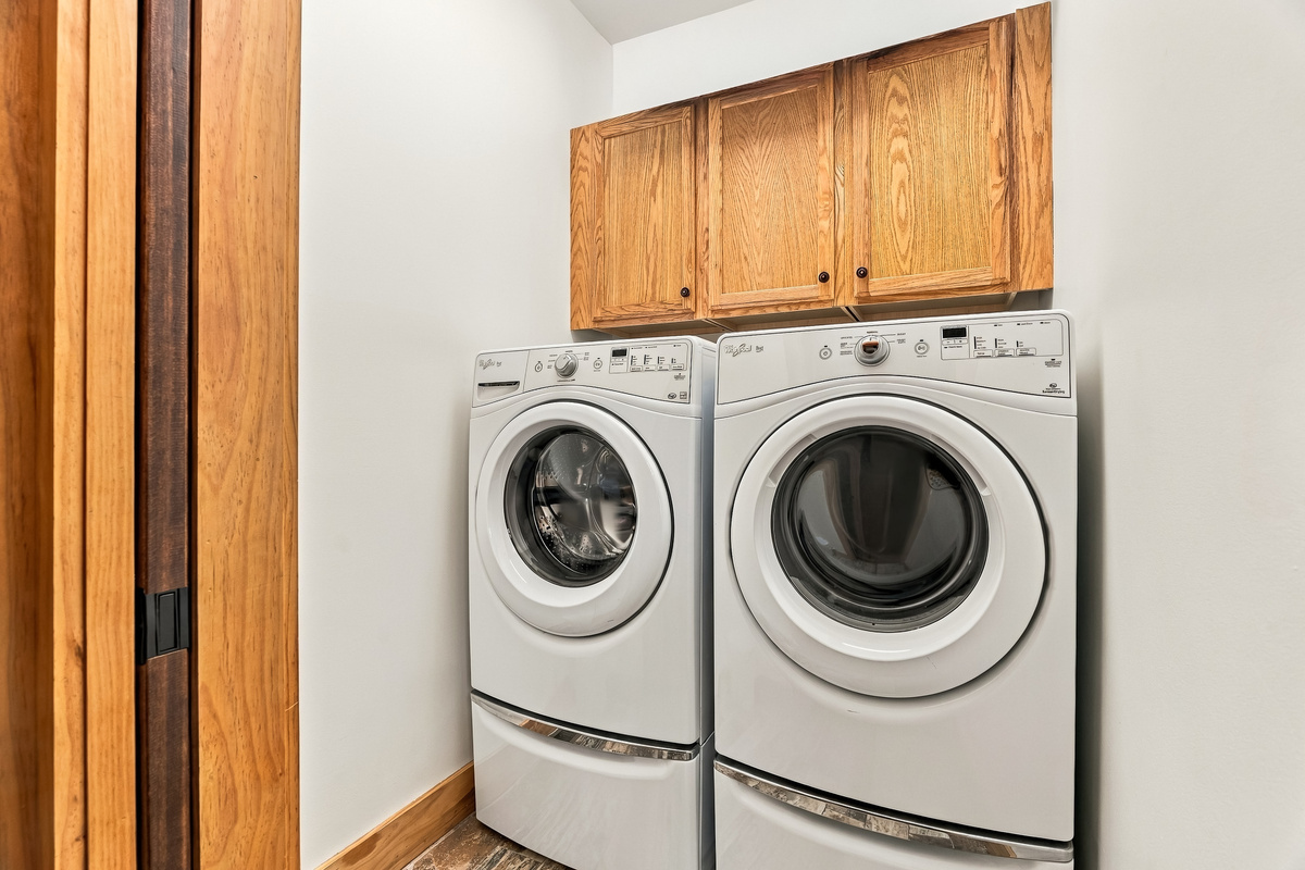 Washer and dryer