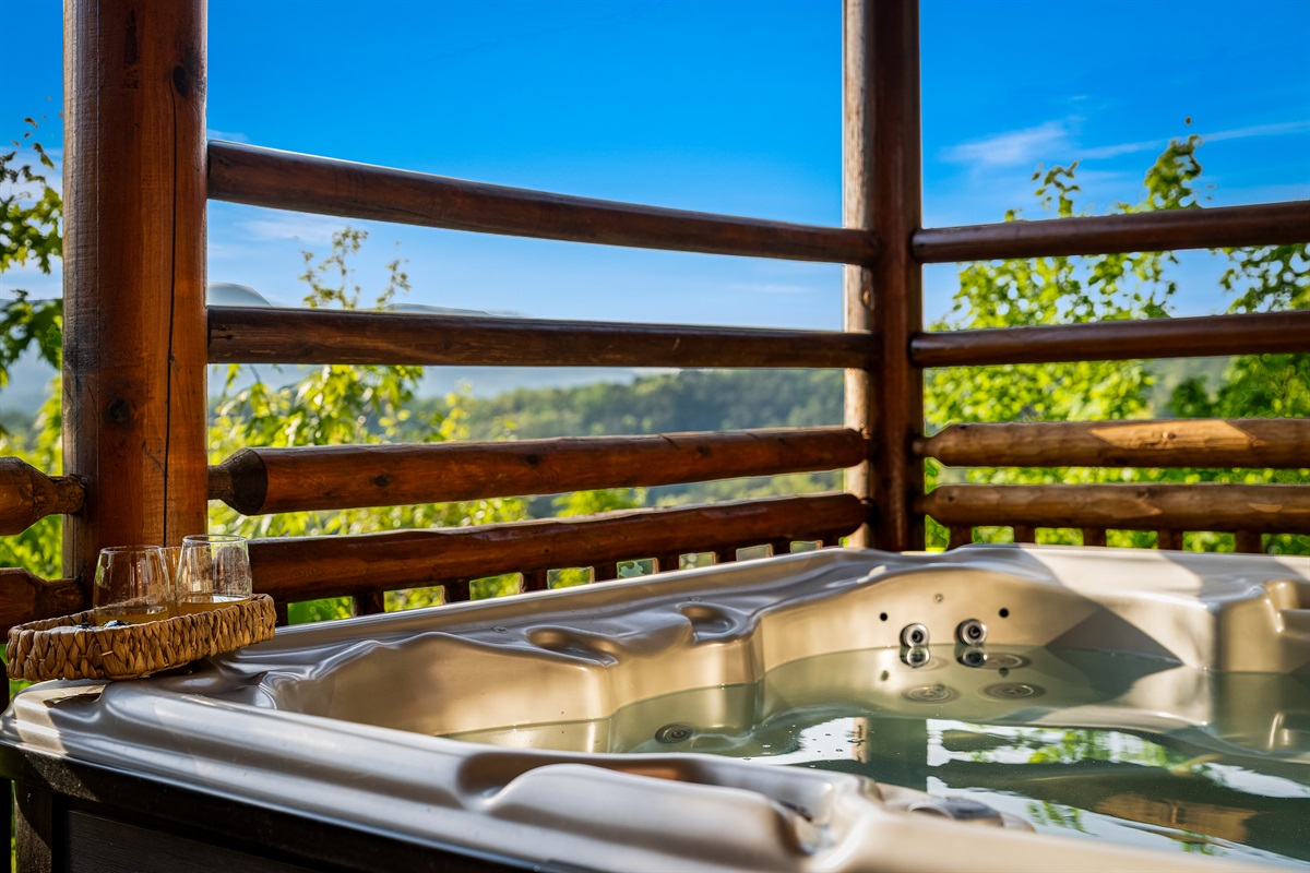 Hot Tub with breathtaking view