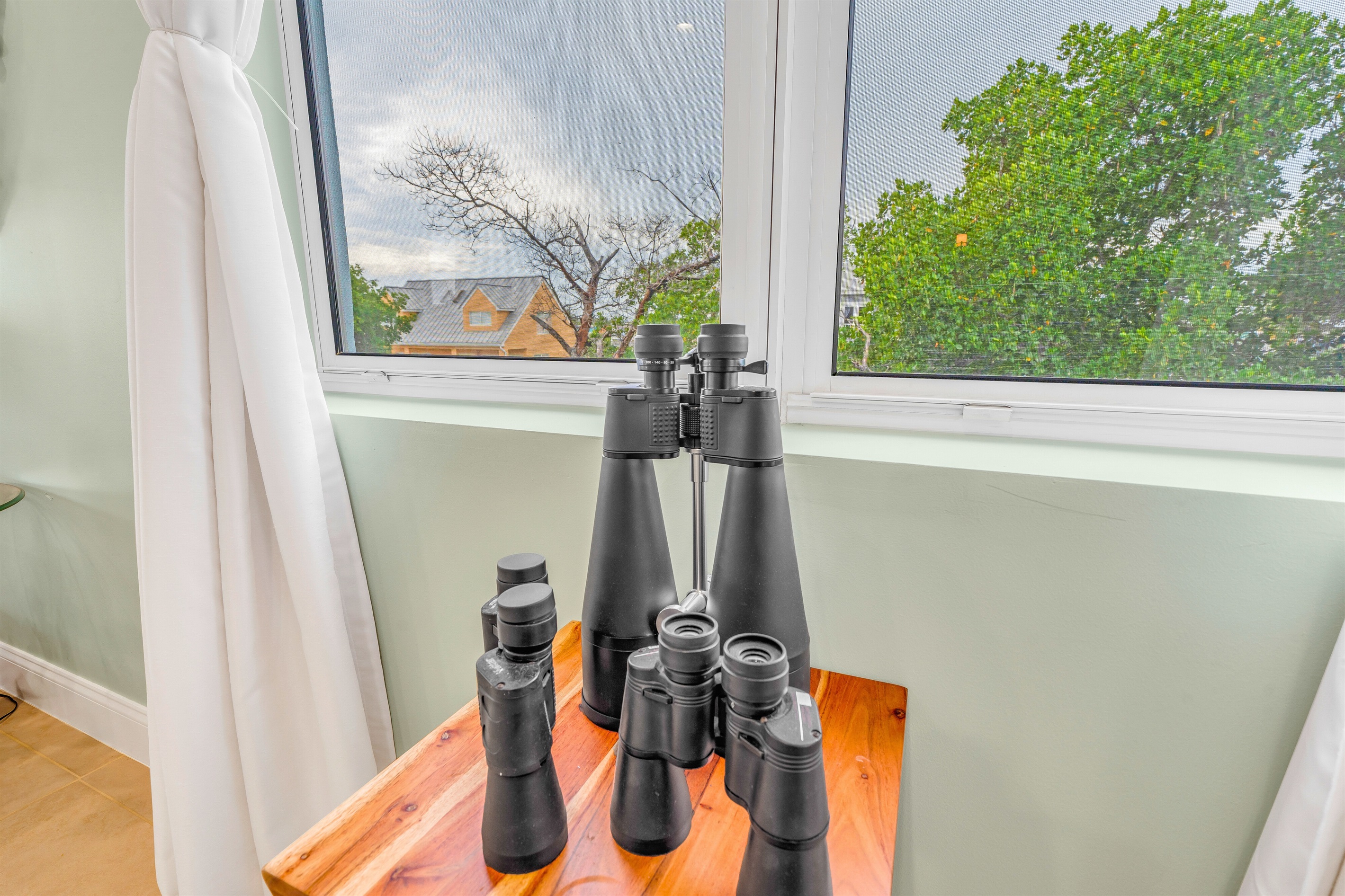 Take in the wild life with our assortment of binoculars.