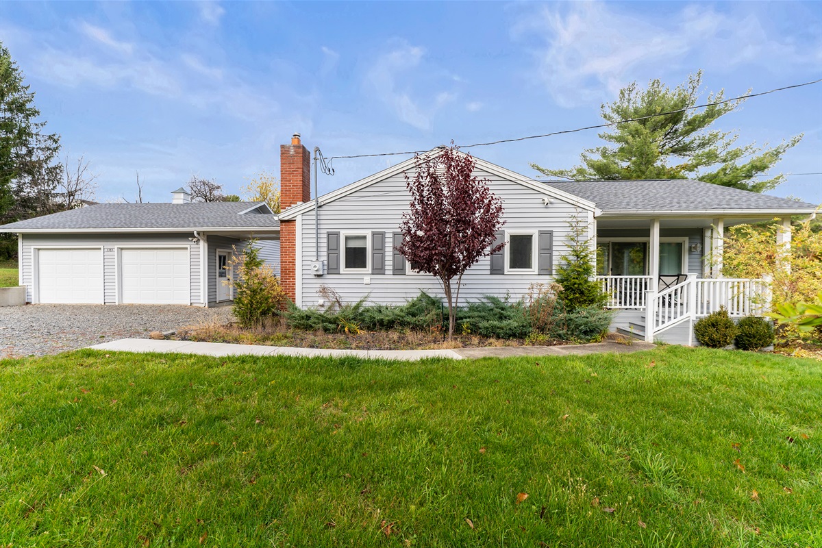 Charming home with large lawn for yard games