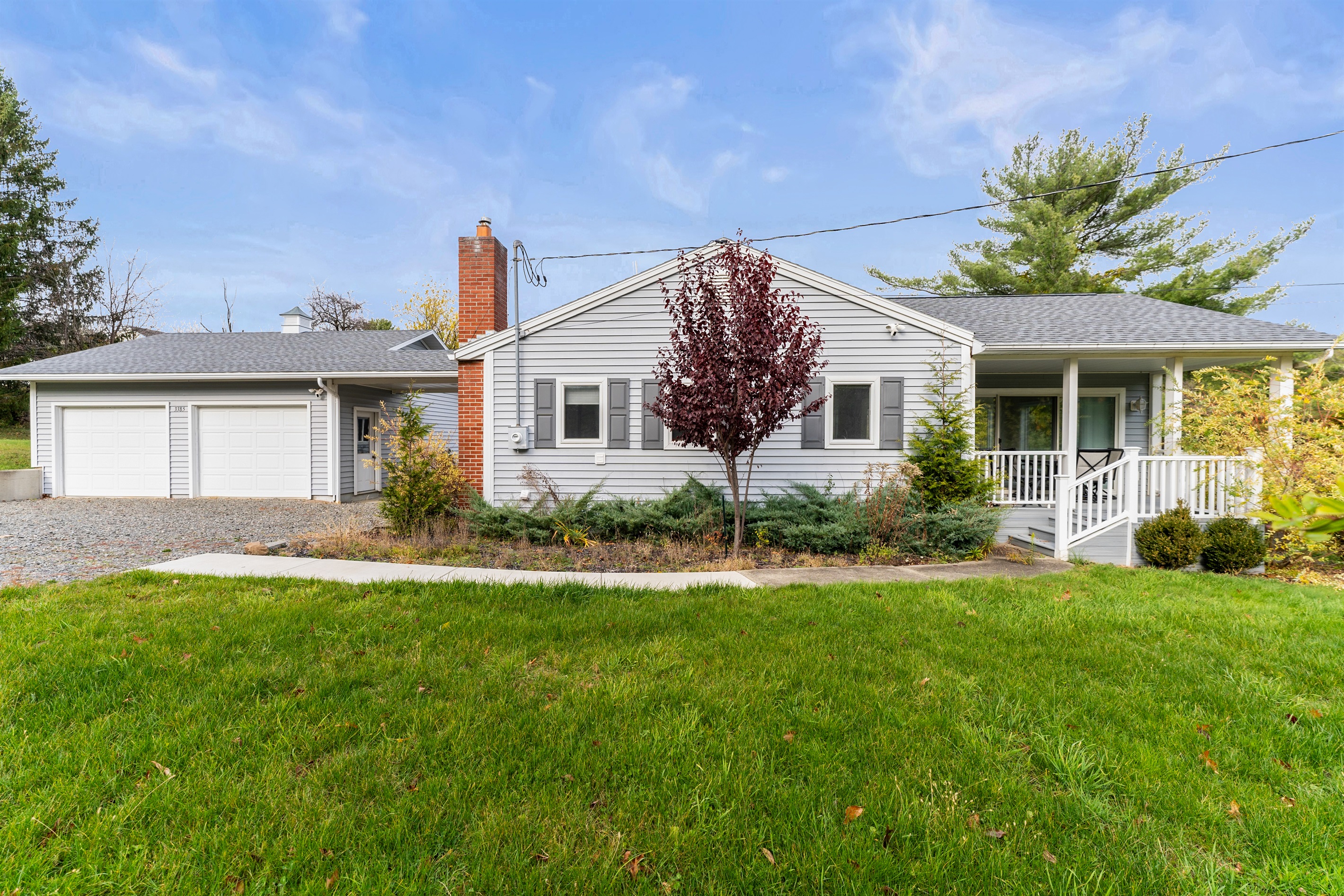 Charming home with large lawn for yard games