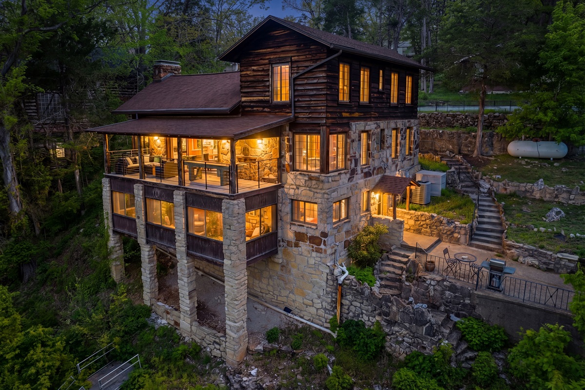 Evenings at The Cliff Haus—where the lights glow, the views linger, and every moment feels unforgettable