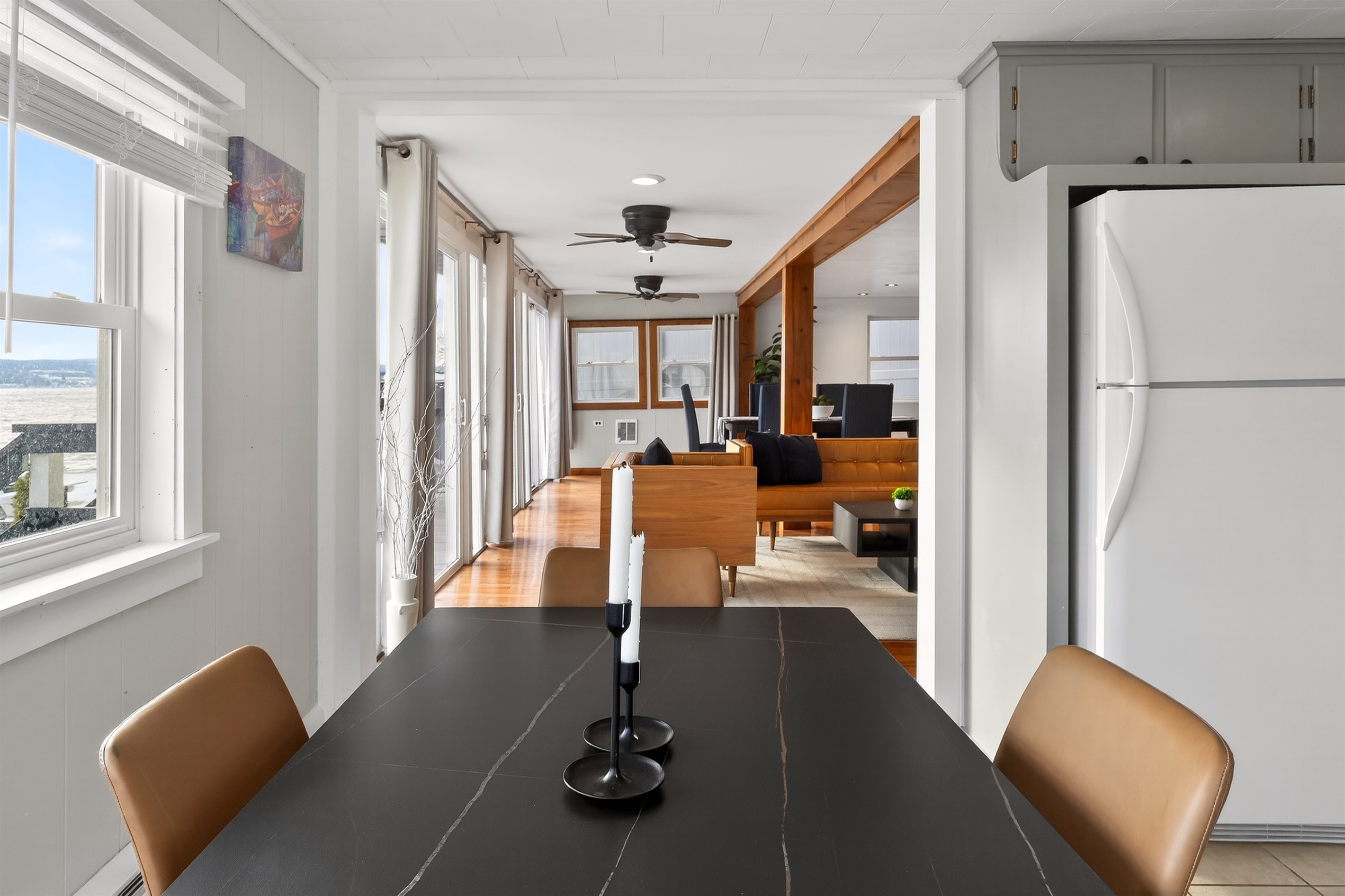 Additional seating in kitchen