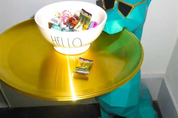 Unique decorations and artwork throughout the house. 