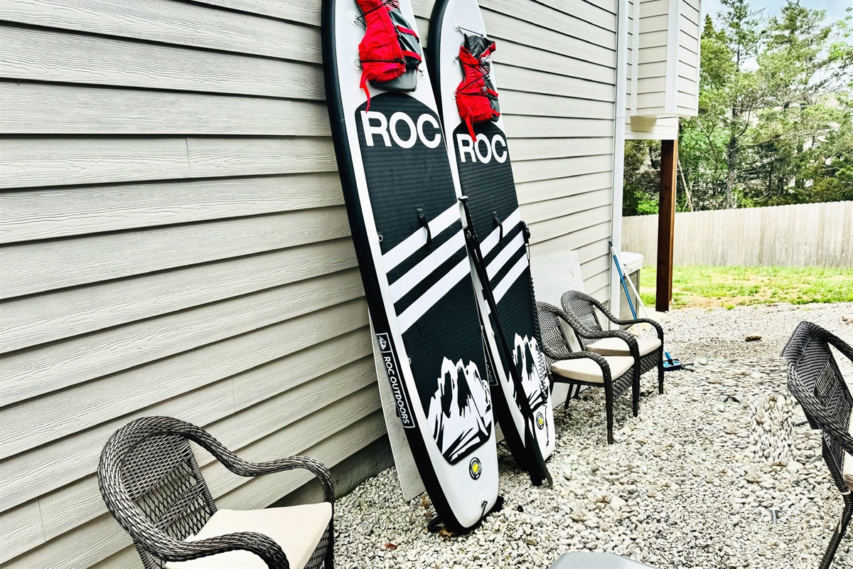 Two personal paddle boards for your use!