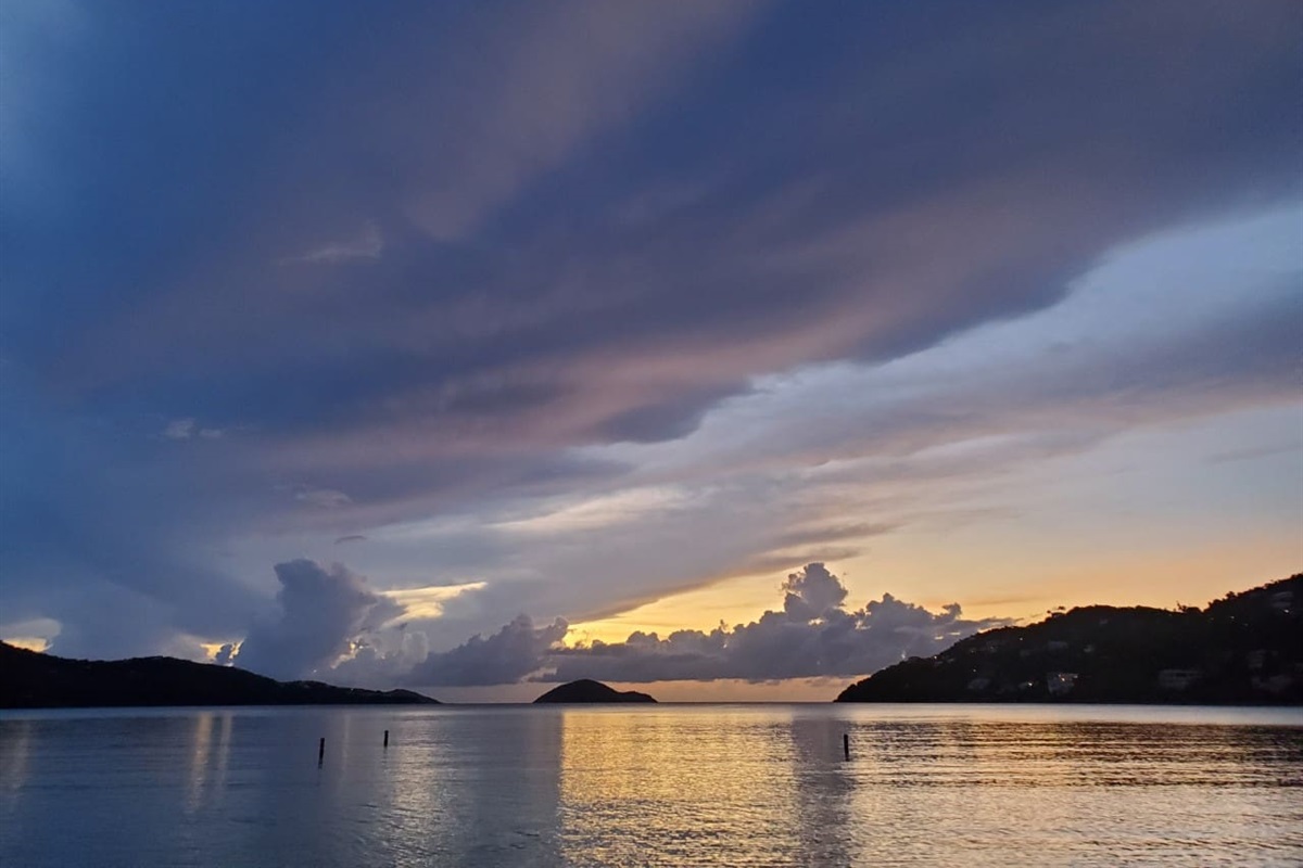 Cloud formation over the Caribbean &ndash; nature&rsquo;s artwork.